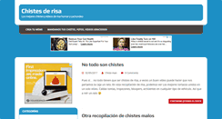 Desktop Screenshot of chistesderisa.org